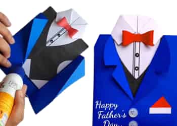 Suit Up for Dad Pop-Up Card