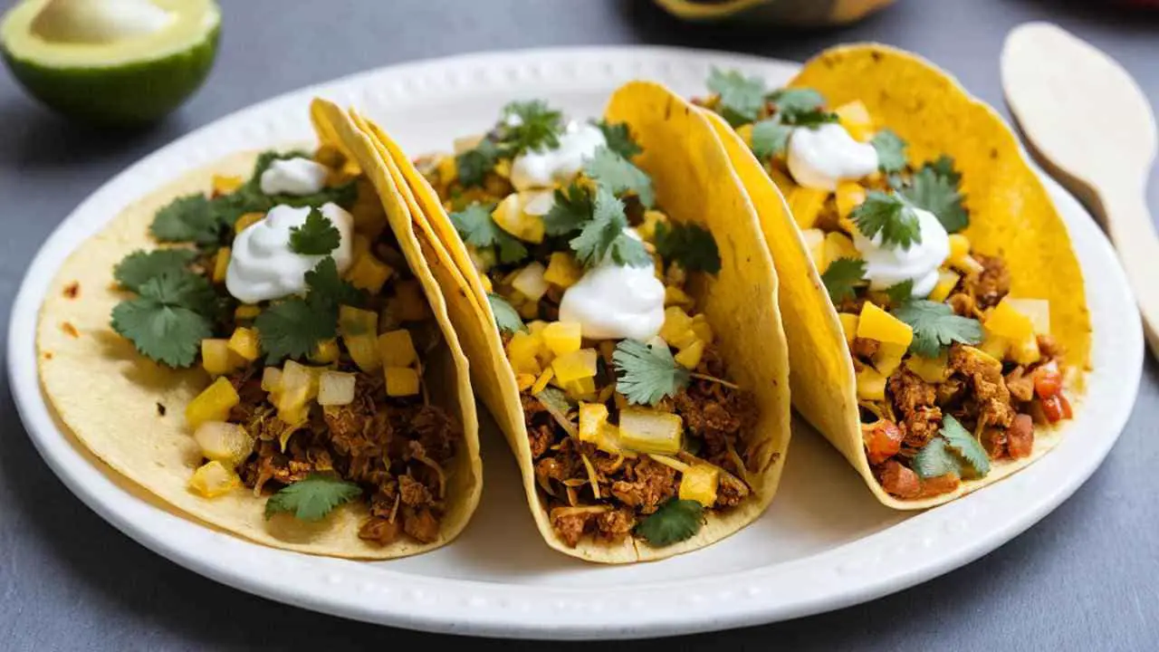 Sweet and Spicy Chiwda Tacos