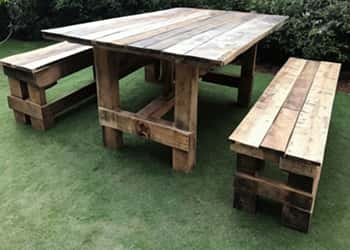 pallet dining set