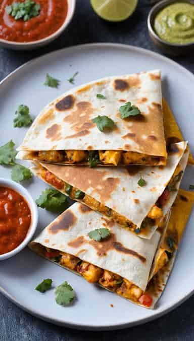 paneer quesadilla food recipe