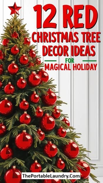 Red Christmas Tree Decor Ideas