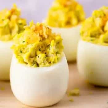 Deviled Eggs With Crab By No Spoon Necessary