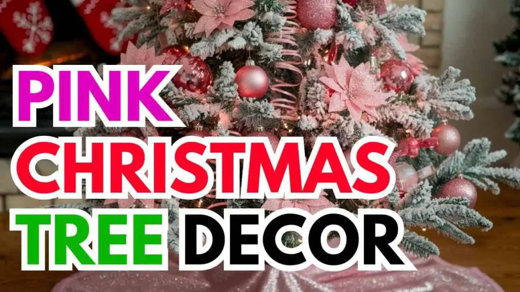 PINK CHRISTMAS TREE DECOR-featured