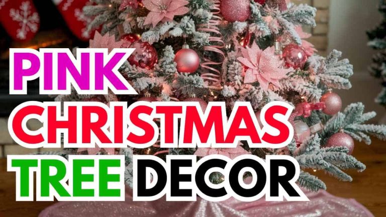 PINK CHRISTMAS TREE DECOR-featured