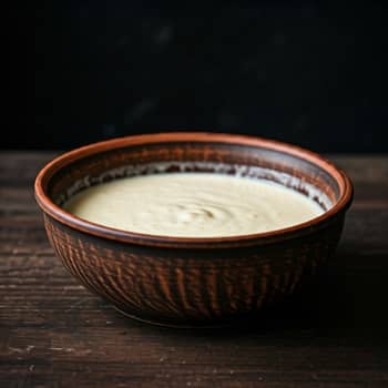 Preparing the Blini Batter