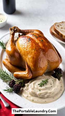 Turkey Served With British Bread Sauce By Little Sunny Kitchen (UK)