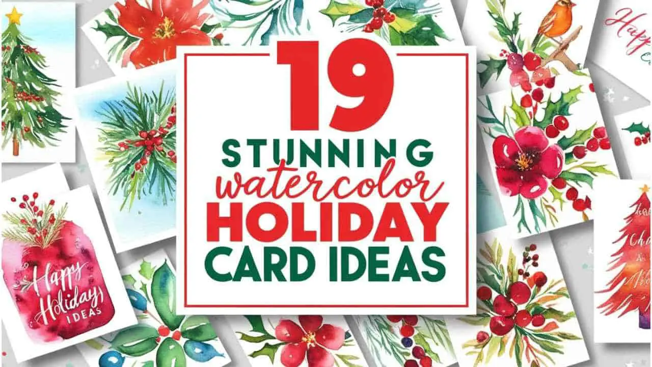 watercolor holiday card Ideas-featured