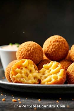 Beer-Battered Mac and Cheese Balls