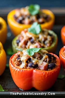 Ham-Stuffed Bell Peppers