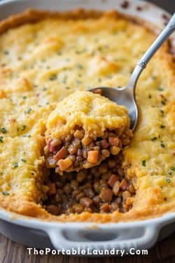 Ham and Lentil Shepherd’s Pie