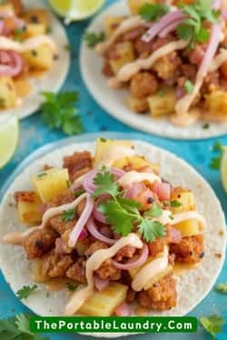 Ham and Pineapple Tacos