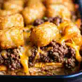 How to Make This Korean BBQ Beef and Kimchi Tater Tot Bake