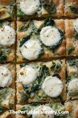 Spinach and Artichoke Flatbread