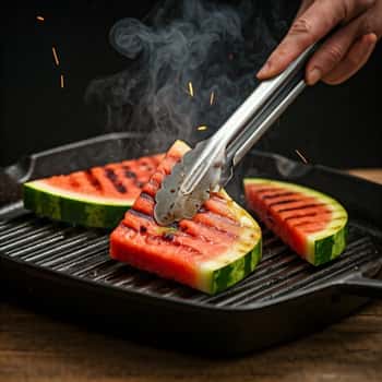 Step 3 - Grill the watermelon