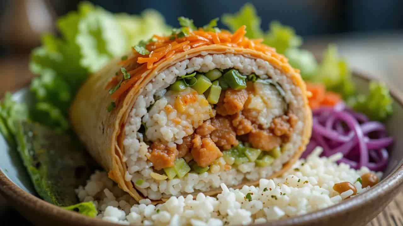 Sushi Burrito Bowls dinner idea - featured