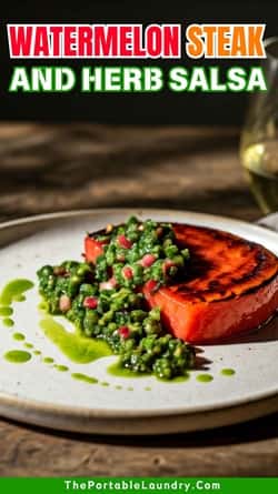 Why Watermelon Steak With Tangy Herb Salsa