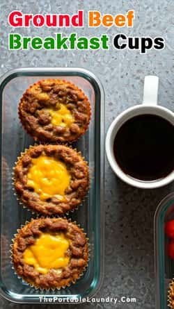 ground beef breakfast cups-completed