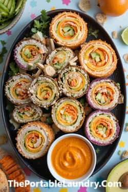 1. Rainbow Sushi Wraps