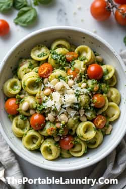 10. Five-Minute Pesto Tortellini