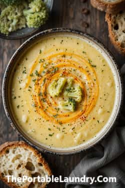 12. Creamy Broccoli Cheddar Soup