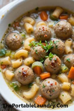 13. Mini Meatball Soup Express