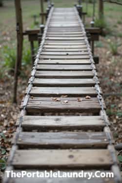 13. Upcycled Ladder Walkway