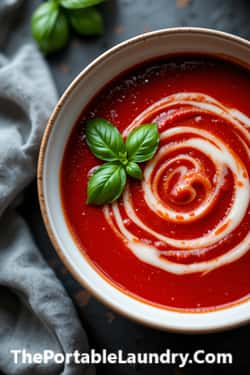 2. Creamy Tomato Basil Soup