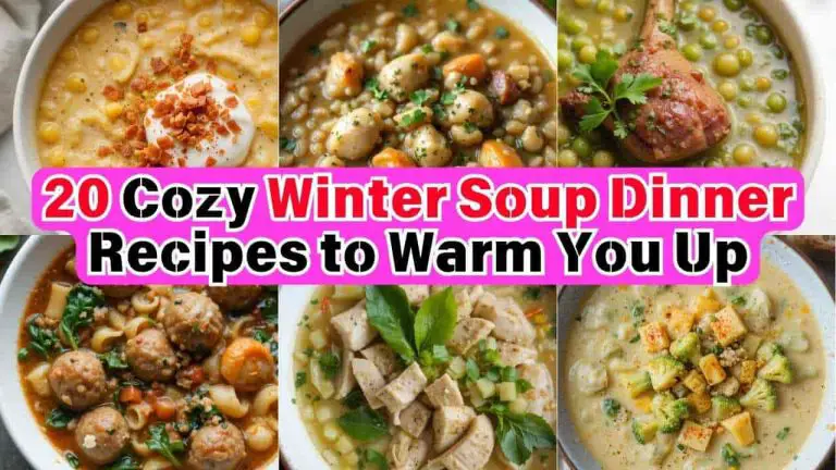 20 Cozy Winter Soup Dinner Recipes to Warm You Up