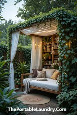 3. Boho Reading Garden Patio