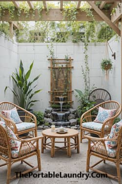 5. Zen-Boho Fusion Patio