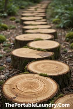 6. Log Slice Walkway