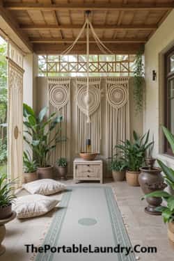 9. Boho Wellness Retreat Patio