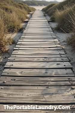 9. Reclaimed Wood Boardwalk