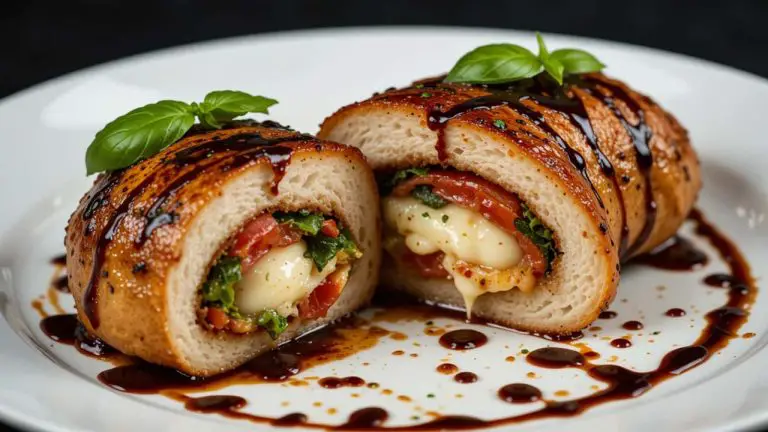 Balsamic-Glazed Caprese Stuffed Chicken-featured