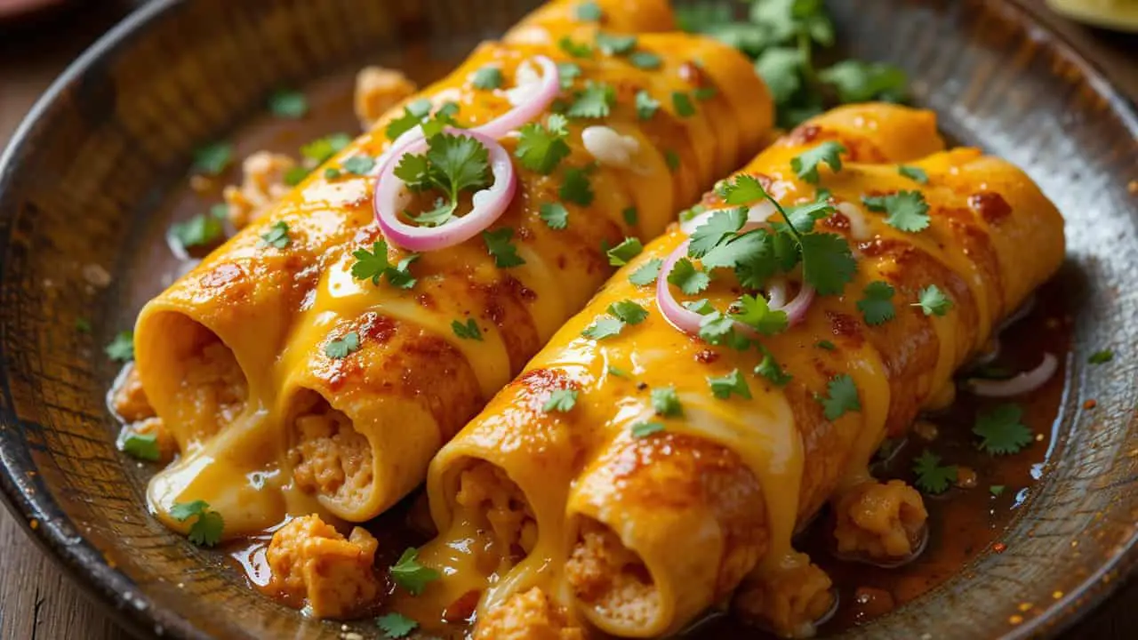 Butter Chicken Enchiladas-featured