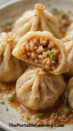 Chicken Lava Dumplings completed