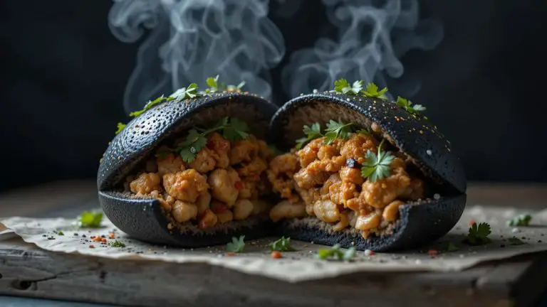 Chicken-Stuffed Charcoal Bao-featured