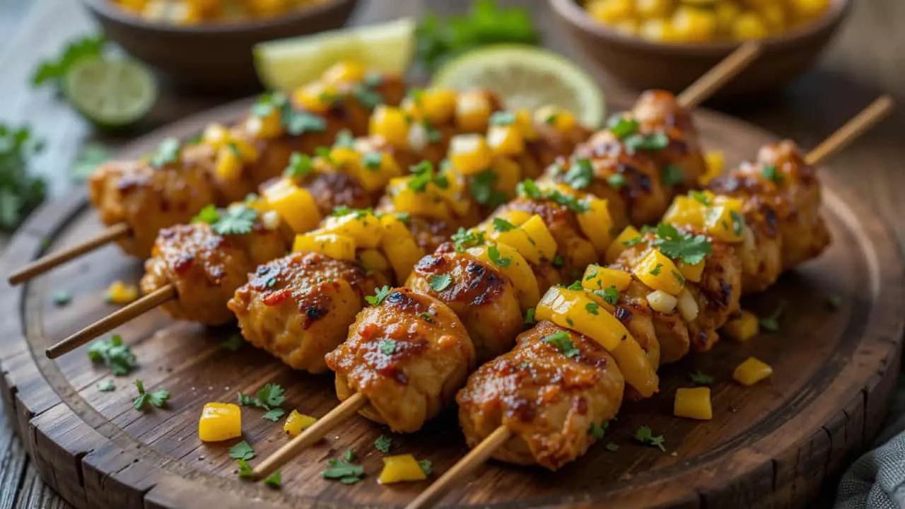 Chili-Lime Grilled Chicken Skewers For Dinner-featured