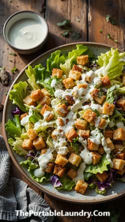 Greek Yogurt Caesar Dressing A Guilt-Free Low-Cal Twist-served