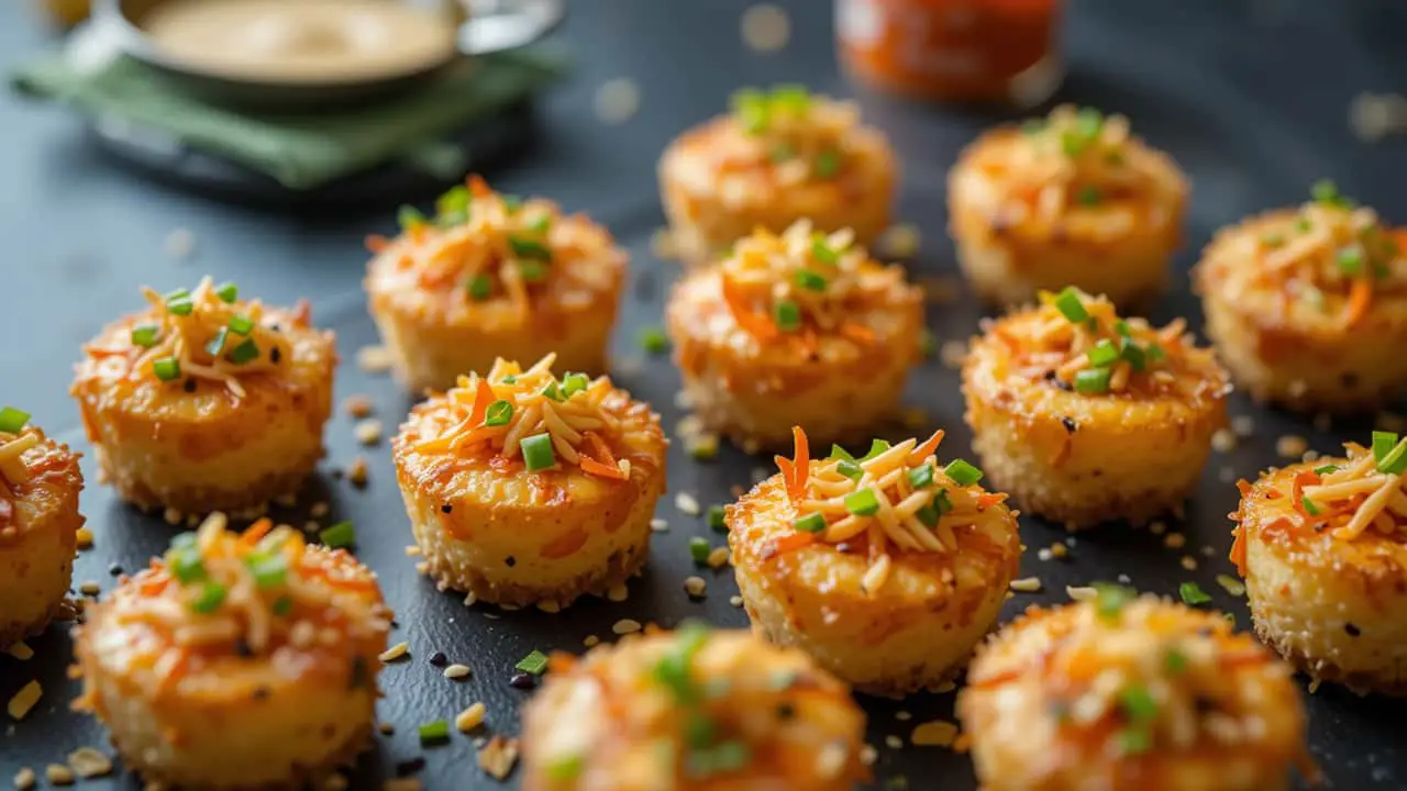 Luxurious Chicken Cheesecake Bites with an Asian Twist-featured