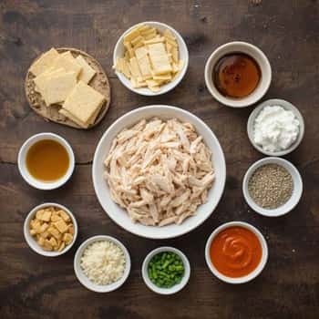 Luxurious Chicken Cheesecake Bites with an Asian Twist-ingredients