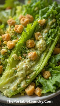 Non-Dairy Low Calorie Avocado Caesar Dressing Recipe-completed
