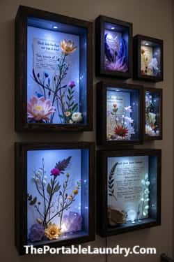 Shadow Box Displays with Magical Finds