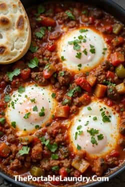 Tandoori Beef Shakshuka Bowl