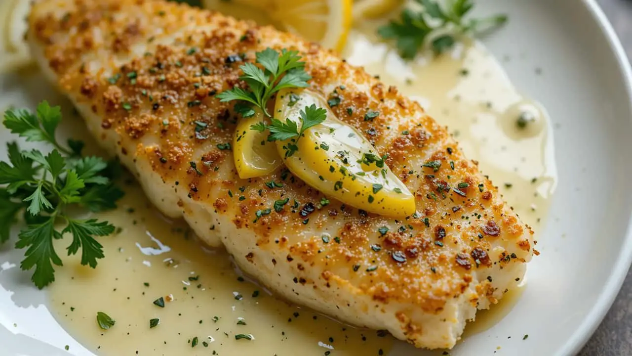 Weeknight Dinner with this Heavenly Herb-Crusted Tilapia-featured