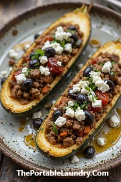 1. Mediterranean Keto Beef Boats