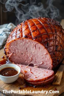 1. Miso-Maple Glazed Easter Ham