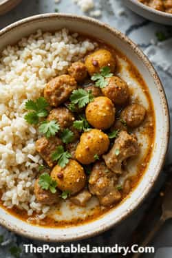 10. Indian-Spiced Beef and Cauliflower Curry