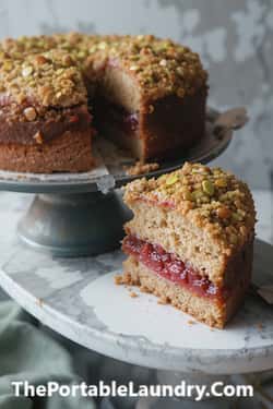 10. Rhubarb and Pistachio Morning Cake