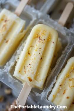 11. Saffron-Infused Easter Lassi Pops